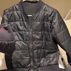 lululemon athletica Black Bomber Jacket